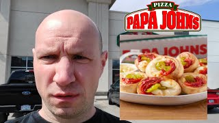 Papa Johns New Spicy Pepperoni Rolls [upl. by Marron]