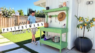 How to Make Your Own Garden Potting Table [upl. by Suivatnad]