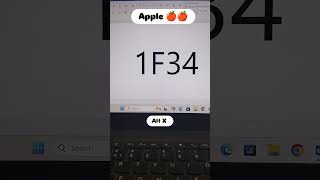 How to make Apple 🍎🍎 in ms word shortcut key msword shorts computertricks computer course [upl. by Ahsoyem]