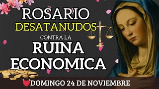 🙏📿Rosario MILAGROSO 💥contra la Ruina ECONÓMICA ▶︎ VIRGEN MARÍA DESATANUDOS Domingo 24 DE NOVIEMBRE💝 [upl. by Cordie]