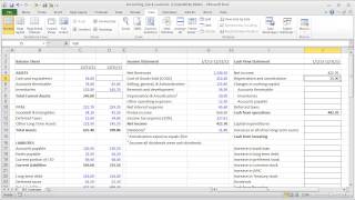 Financial Modeling Quick Lesson Cash Flow Statement Part 1 [upl. by Arutak55]