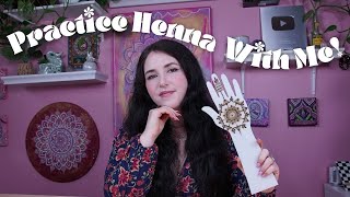 3 Henna Designs For Beginners  Henna Tutorial ✨ RealTime Speed ✨ [upl. by Llerej]