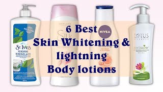 6 Best Skin Whitening amp Brightening Body lotions in 2020 With Price [upl. by Bower832]