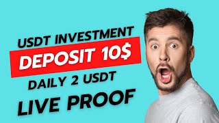 Register for 50USDT minimum deposit 10USDT Daily Withdrawal 2 USDT Live Withdrawal Proof Watch Video [upl. by Eelanaj]