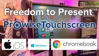 Prowise Touchscreens Freedom to present for Education amp Boardrooms 2020 [upl. by Inatirb]