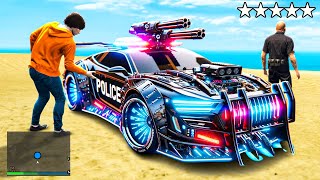 Stealing LUXURY POLICE CARS In GTA 5 [upl. by Enelrad]