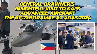 General Brawner’s Insightful Visit to KAI’s Advanced Aircraft the KF 21 Boramae at ADAS 2024 [upl. by Chere]