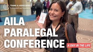 A Day in the Life of a Paralegal Exclusive Look at AILAs Paralegal Conference [upl. by Yatnuhs]