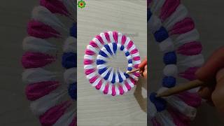 Rangoli designs for diwali simple and easy rangolidesign diwalirangoli shorts [upl. by Nelleh]