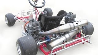 270cc dual engine kart fast Camden race track not drifting donut burning Gixxer [upl. by Alidis661]