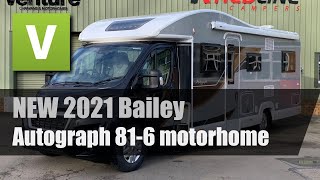 2021 Bailey Autograph 816 motorhome tour [upl. by Ellicec]