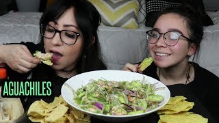 AGUACHILES MUKBANG  EATING SHOW [upl. by Mcnelly366]