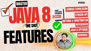 🔥 Java 8 new features in one shot  Hindi [upl. by Synned]