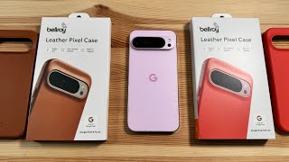 Pixel 9 Series Bellroy Leather Cases Hands On [upl. by Nedrob]