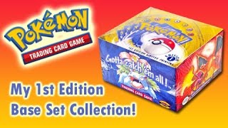 My Pokemon Card 1st Edition Base Set Collection [upl. by Lizabeth765]