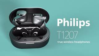 Philips T1207 Cuffie True Wireless  Portale dove vuoi [upl. by Oicapot128]