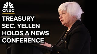 Treasury Sec Yellen on her priorities for the IMF and World Bank spring meetings — 41624 [upl. by Allimrac249]