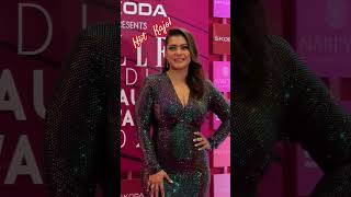 Kajols body hugging glittery outfit  kajol pregnant [upl. by Essilevi]