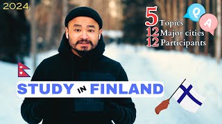 Nepalese Students Talks Everything about Finland  5 Major FAQs  12 Major Cities [upl. by Ijok]