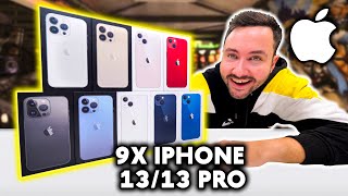 Jai acheté les 9 iPhone 13 et 13 Pro  toutes les couleurs [upl. by Hgielime]