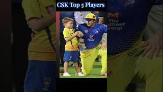 Top 5 Centurions of Chennai Super Kings CSKcricket shortfeeds [upl. by Sollows]