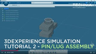 3DEXPERIENCE Simulation Tutorial 2  Pinlug Assembly [upl. by Grayson887]