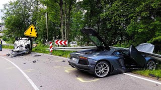 CRASHES FAILS amp NEARMISSES  LEAVING A CAR SHOW amp MORE 2023 [upl. by Ambrosius596]