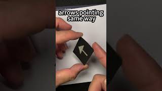 Drawing Arrows flipping trick card but why Try it kids kidsfun tricks kidsvideo [upl. by Aenal]