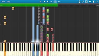 Genesis  Invisible Touch Piano Tutorial  How to play  Synthesia Cover [upl. by Naillij983]