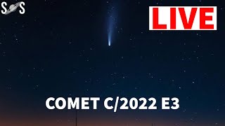 LIVE Comet C2022 E3  Secrets of Space [upl. by Ahsemac]