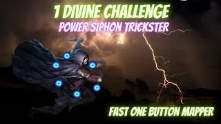 Power Siphon Trickster  1 Div 188c Challenge  PoE 325 Settlers [upl. by Christabella]