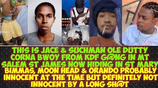 This Is Jace amp SuchMan Ole Dutty Corna Bwoyz From KDF GNG In St James Now Hiding In St Mary [upl. by Ahtibat174]