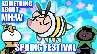 Something About The Spring Blossom Festival MHWorld ANIMATED 🦖🦕 [upl. by Annoynek]