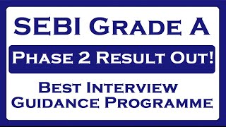 SEBI Grade A Phase 2 Result is Out [upl. by Aissej492]