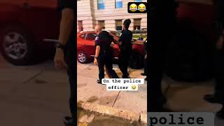 Female twerks on police officer police twerking policeofficer [upl. by Hsakaa]