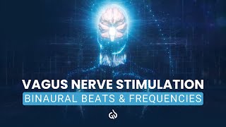 Vagus Nerve Stimulation amp Healing Frequency Nerve Healing Binaural Beats [upl. by Cissy]