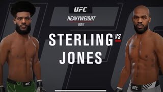 Aljamain Sterling vs Jon Jones Ufc 4 [upl. by Yelsnia]