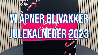 BliVakker julekalender 2023  Vi åpner årets kalender for å sjekke innholder [upl. by Bloomer]