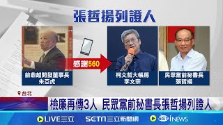 蔡壁如捲京華城案 廉署問訊4小時後送北檢 檢廉再傳3人 民眾黨前秘書長張哲揚列證人 蔡壁如現身北檢 列京華城案證人遭傳喚│記者 徐湘芸 何孟哲│台灣要聞20241106│三立iNEWS [upl. by Dnomed956]