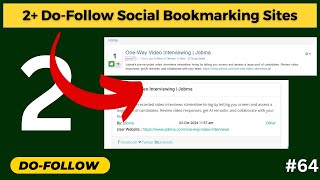 2 Do Follow Social Submission Sites  Social Bookmarking Sites Submit Your Website Link ⚡ [upl. by Aleinad]