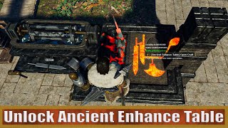 Soulmask How To Unlock Ancient Enhance Table [upl. by Aneelad130]