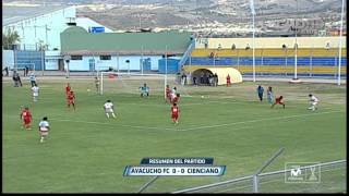 Ayacucho FC 0  0 Cienciano  Fecha 10 Torneo Apertura Copa Movistar 2015 [upl. by Esaj876]