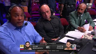 DC amp Rogan react to Islam Makhachev’s win vs Dustin Poirier at UFC 302  ESPN MMA [upl. by Byran384]