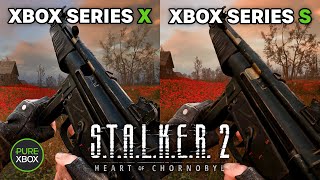 Stalker 2 Xbox Series X Vs Series S  Side By Side Gameplay Comparison [upl. by Winfield]