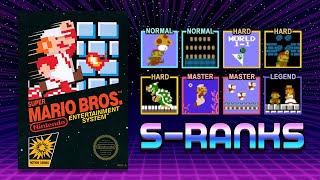 Nintendo World Championships NES Edition  Super Mario Bros All S Rank [upl. by Ahsitel]