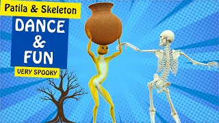 Patila vs Skeleton The Ultimate DanceOff You Can’t Miss 💃💀🔥 [upl. by Dnamron]