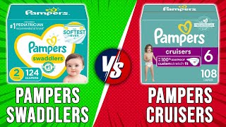 Pampers Swaddlers vs Cruisers Which is better Which one is worth it [upl. by Keligot95]