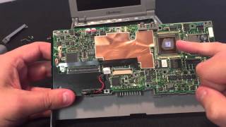 Toshiba Libretto 110CT  Teardown [upl. by Adidnere632]