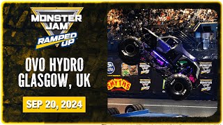 Monster Jam Ramped Up Glasgow UK  1 Full Event  September 20 2024  Monster Jam Ramped Up [upl. by Lisabet]