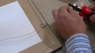 How To Tie Wire On Picture Frames [upl. by Nylia668]